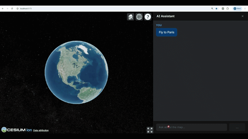 flyTo tool demo